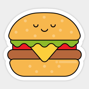 Burger Sticker